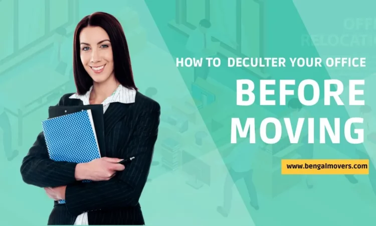 how to de-clutter your office before moving