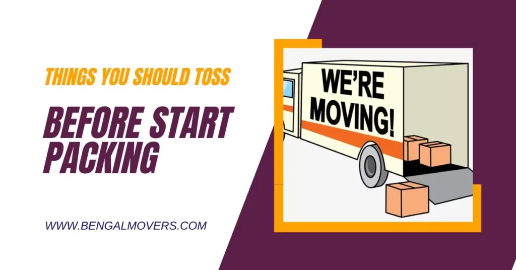 things you should toss before packing